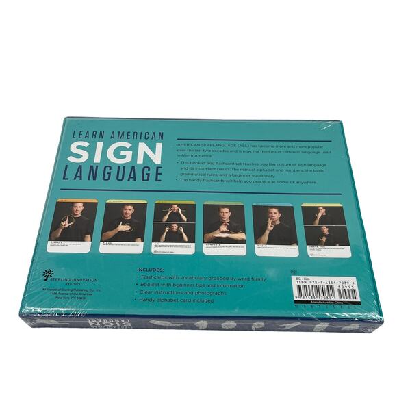 Learn American Sign Language By Arlene Rice Book Flash Cards New - Picture 8 of 14